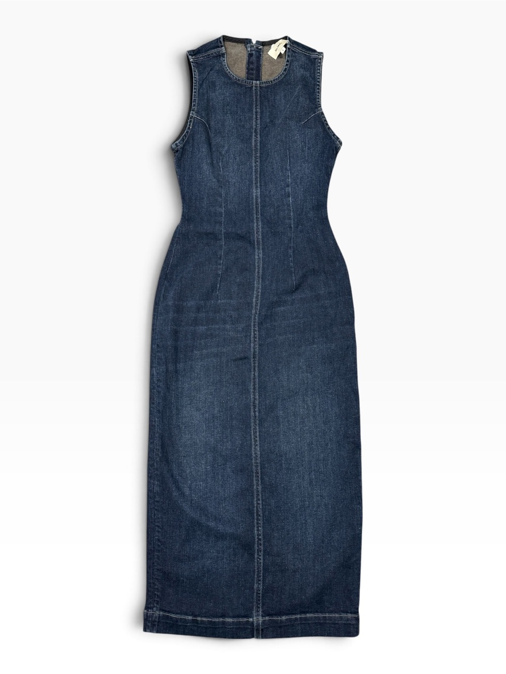 DL1961 Esme Denim Blue Cromer Midi Dress Size Small